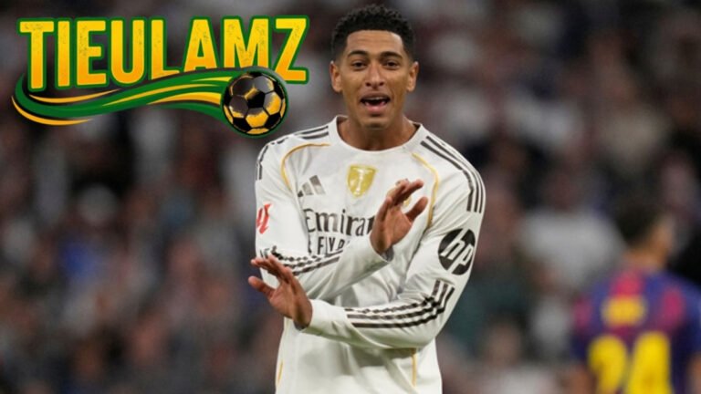 Tài năng trẻ Jude Bellingham trong màu áo Real Madrid.