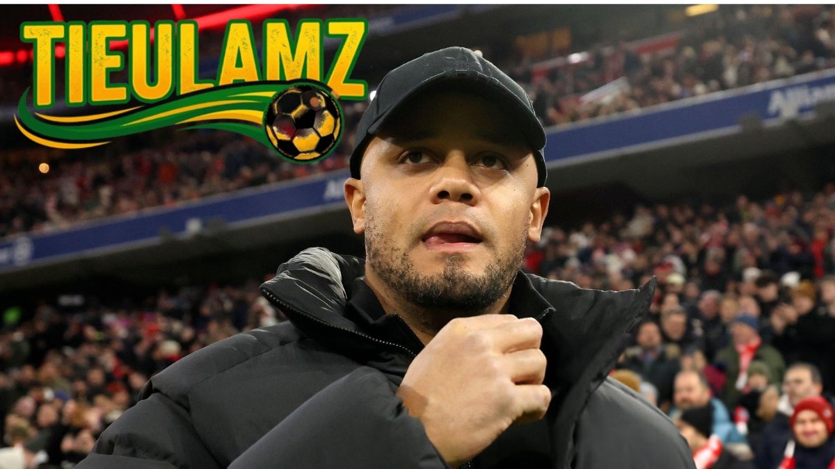 Vincent Kompany trên băng ghế huấn luyện.