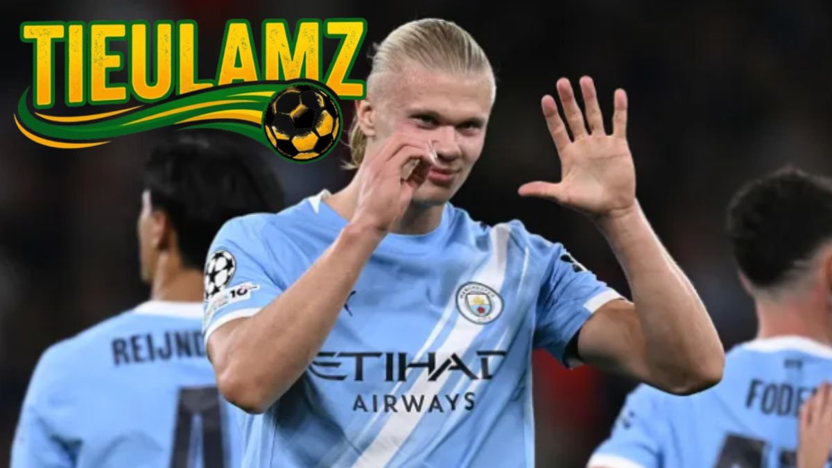 Erling Haaland trong màu áo Manchester City